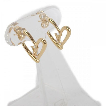 Louis Vuitton Bookle Dreille Heart Foreign Love GM M00464 Earrings GP Gold