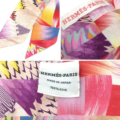 Hermes Twilly 2022 Limited Edition Kyoto Marble Tie Scarf Aq11757