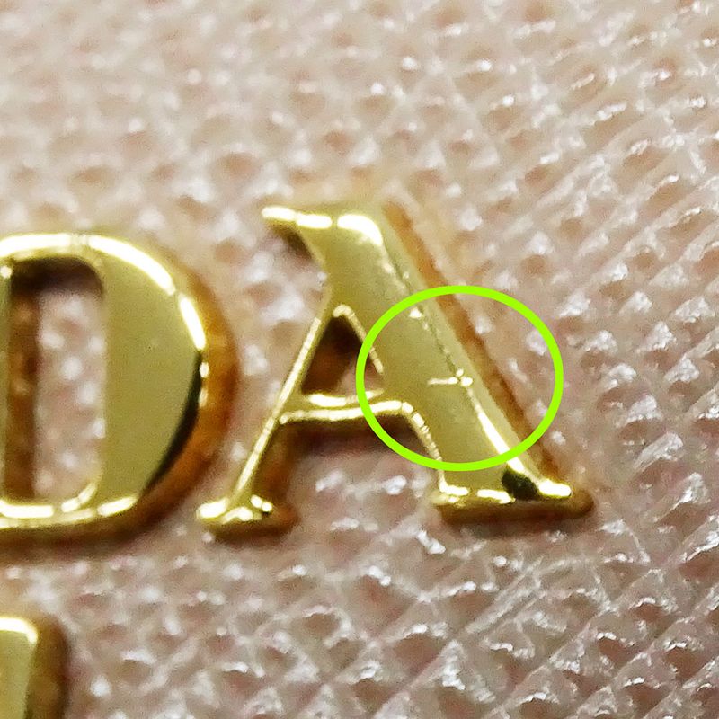 Prada Wallet Women's Brand Bifold Wallet Saffiano Pink Beige 1ml018 Compact