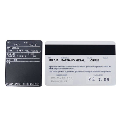 Prada Wallet Women's Brand Bifold Wallet Saffiano Pink Beige 1ml018 Compact