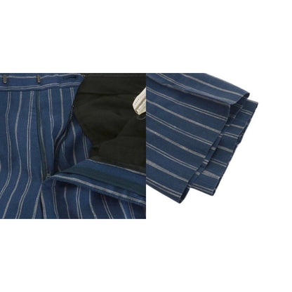 Gucci Suit Set-up Top And Bottom Tailored Jacket Single Pants Slacks Striped