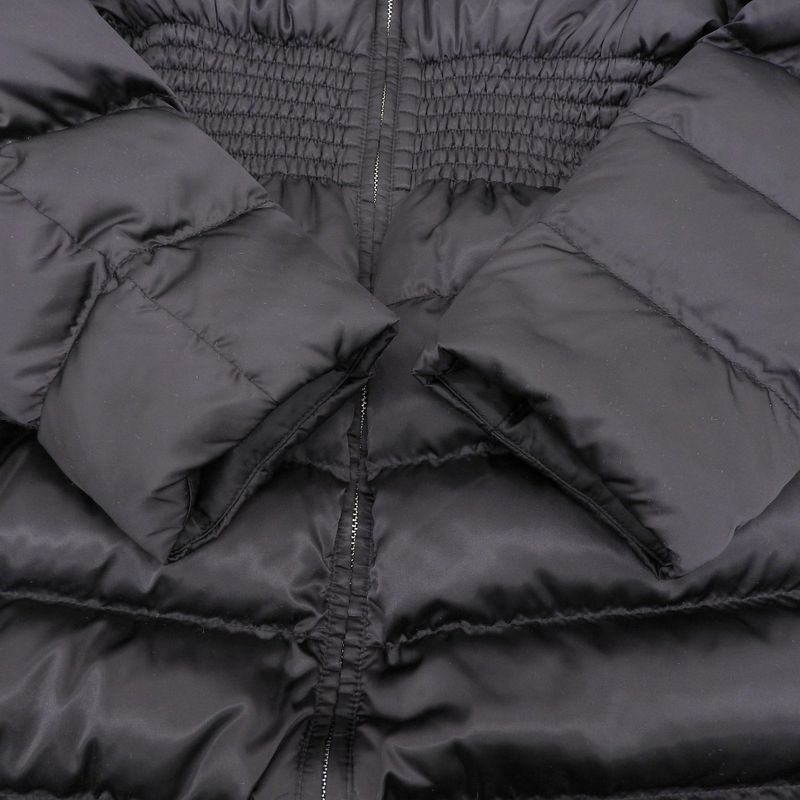 Prada 2022item 29e364 R202 Goose Feather Down Sheepskin Fur Removable Hooded