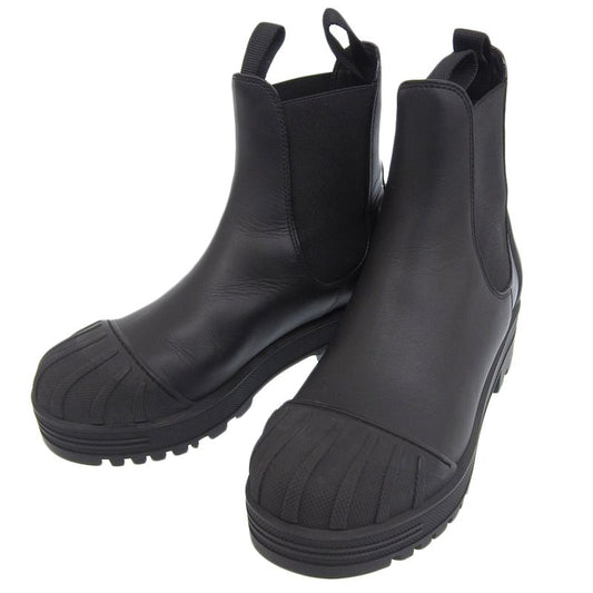 Christian DIOR Current Saleitem Iron Short Boots Side Gore Chelsea Rubber And