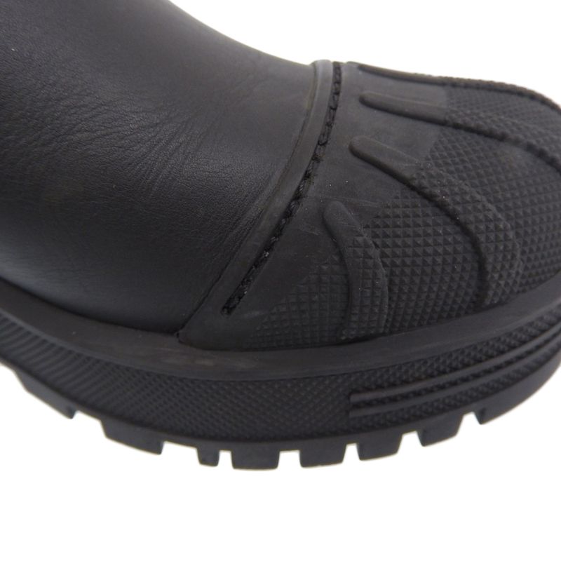 Christian DIOR Current Saleitem Iron Short Boots Side Gore Chelsea Rubber And