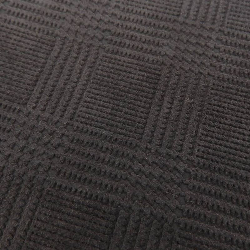 Unused With Box Cartier 2012 Item L3001156 Glen Check Suede Leather 8cc Wallet