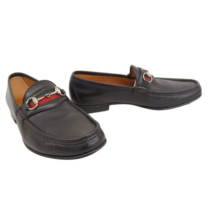 Boxed Ultra Gucci 157440 Sherry Line Horsebit Leather Loafers Dress Shoes 42.5
