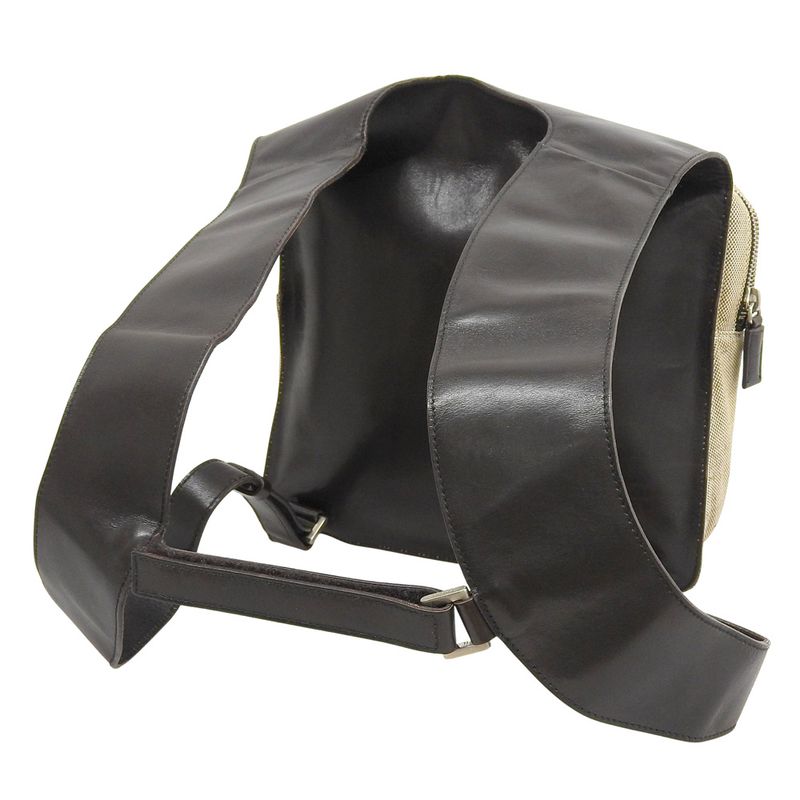 Prada 90's Vintage 1999ss Collection Box Calf Leather Canvas Backpack Bag Ultra