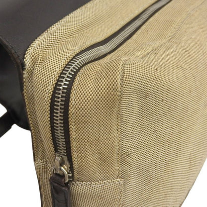 Prada 90's Vintage 1999ss Collection Box Calf Leather Canvas Backpack Bag Ultra