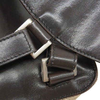 Prada 90's Vintage 1999ss Collection Box Calf Leather Canvas Backpack Bag Ultra