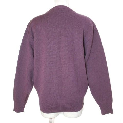 Christian DIOR Sports Vintage Knit Sweater Thick Wool Long Sleeve Eiffel Tower