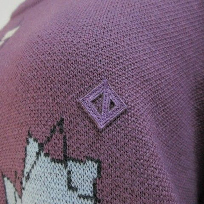 Christian DIOR Sports Vintage Knit Sweater Thick Wool Long Sleeve Eiffel Tower