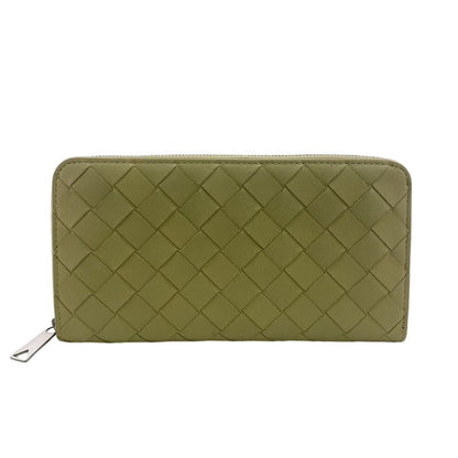 Bottega Veneta Bottega Veneta Round Zipper Maxi Intrecciato Long Wallet Branded