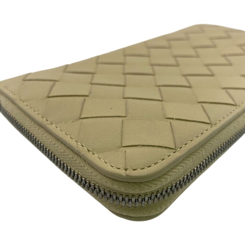 Bottega Veneta Bottega Veneta Round Zipper Maxi Intrecciato Long Wallet Branded
