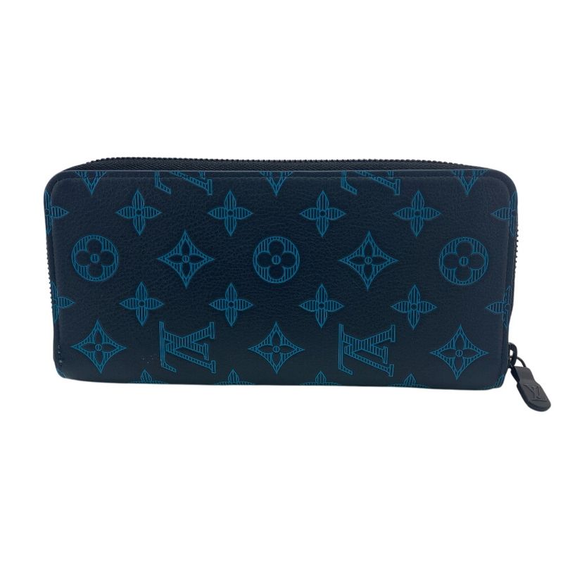Louis Vuitton M82322 Zippy Wallet Vertical Monogram Shadow Long Wallet Brand