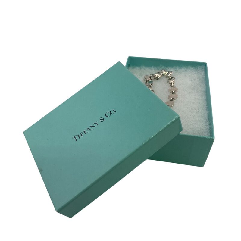 Tiffany & Cotiffany & Co Heart Lock Key Bracelet Branded Accessory Silver Ladies
