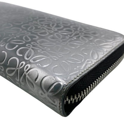 Loewe Long Wallet Silver Ladies