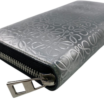 Loewe Long Wallet Silver Ladies