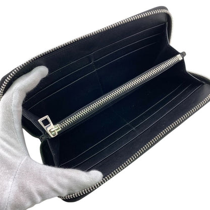 Loewe Long Wallet Silver Ladies