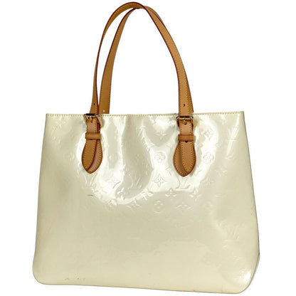 Louis Vuitton Brentwood Handbag Enamel Tote Monogram Vernis Pe Lou (white)