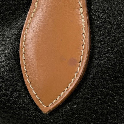 Hermes Victoria 50 Travel Handbag Boston Bag Ardenne Black 0O Women