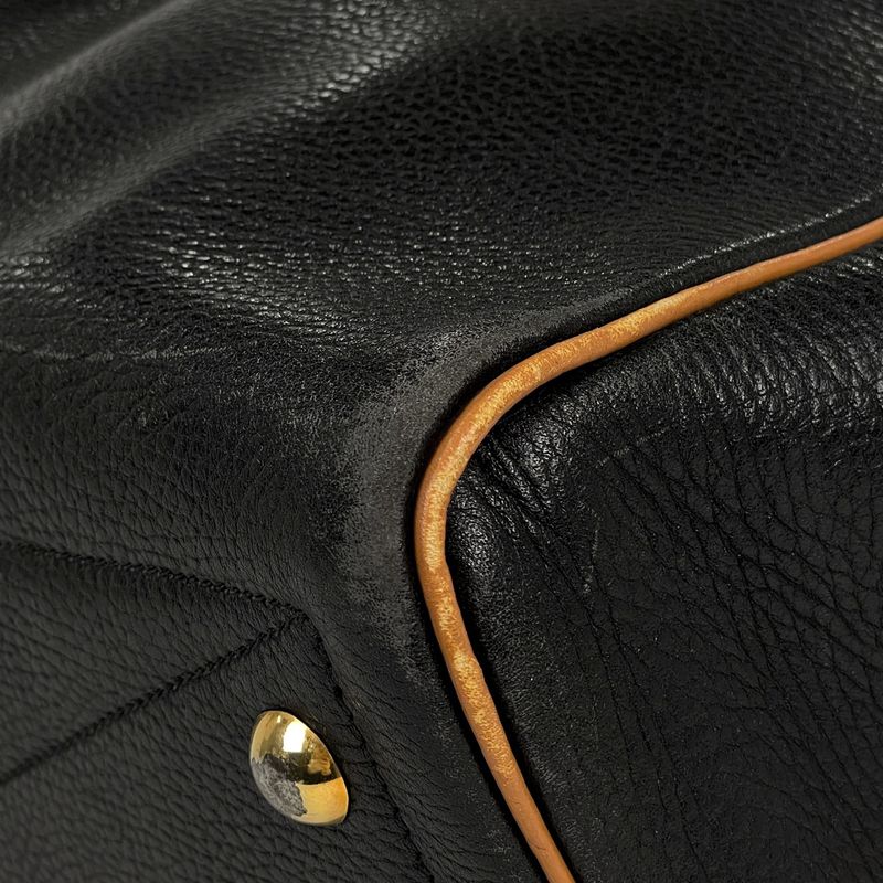 Hermes Victoria 50 Travel Handbag Boston Bag Ardenne Black 0O Women