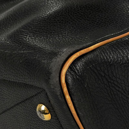 Hermes Victoria 50 Travel Handbag Boston Bag Ardenne Black 0O Women