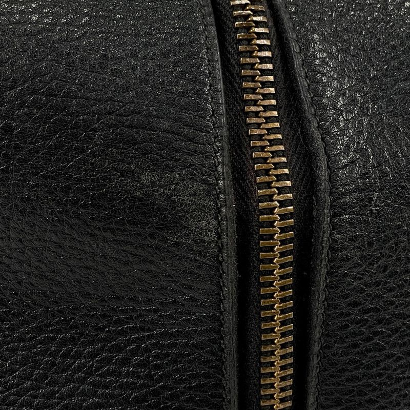 Hermes Victoria 50 Travel Handbag Boston Bag Ardenne Black 0O Women