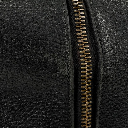 Hermes Victoria 50 Travel Handbag Boston Bag Ardenne Black 0O Women