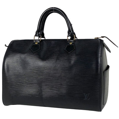 Louis Vuitton Speedy 30 Boston Bag Commuter Handbag Epi Noir Black (black)