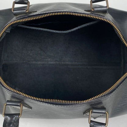 Louis Vuitton Speedy 30 Boston Bag Commuter Handbag Epi Noir Black (black)
