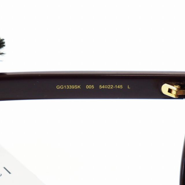 Gucci Asian Fit Boston Sunglasses Gg1339sk 54□22 Burgundy Branded 