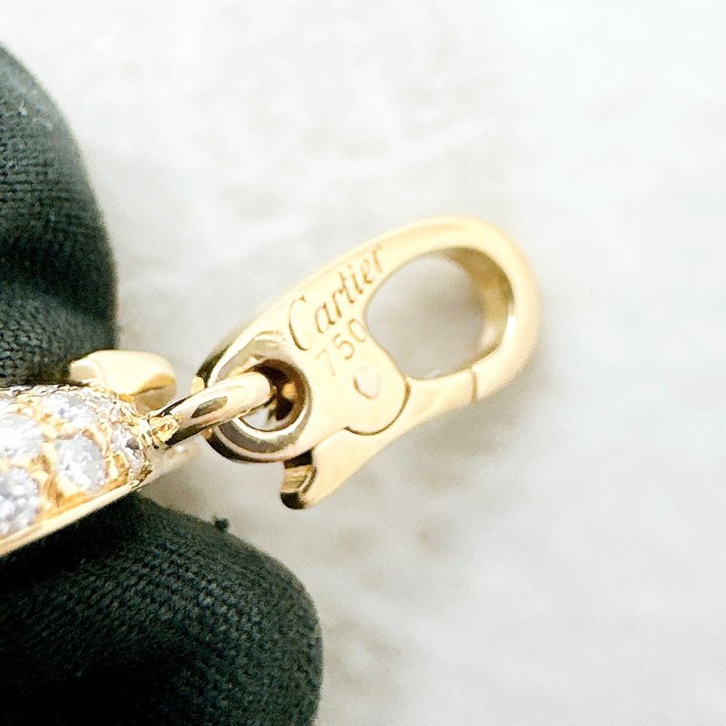 Cartier Candy Elephant Yellow Gold With Diamonds Pendant Head U