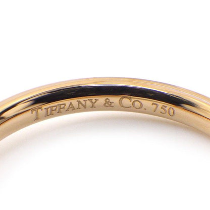 Tiffany & Co Tiffany & Co Ring Curved Band 60016783 1 Point Diamond 18K Pink