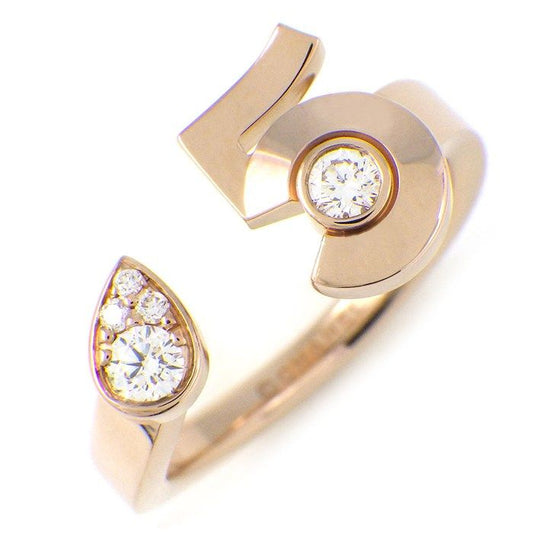 Chanel Ring Extrême De No.5 J12400 5-point Diamond Drop Motif Total 0.16ct
