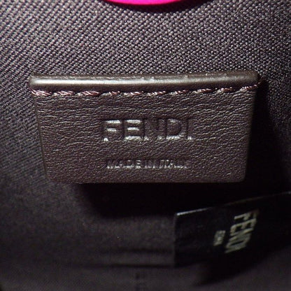 Fendi Shoulder Bag Graffi Phone Pouch 7as192 A5DY Pink Calf Leather Gold