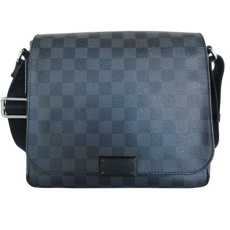 Louis Vuitton Crossbody Shoulder Bag Damier Graphite District PM N41260