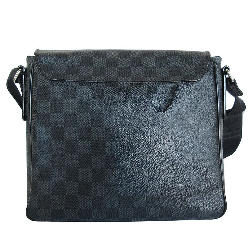 Louis Vuitton Crossbody Shoulder Bag Damier Graphite District PM N41260