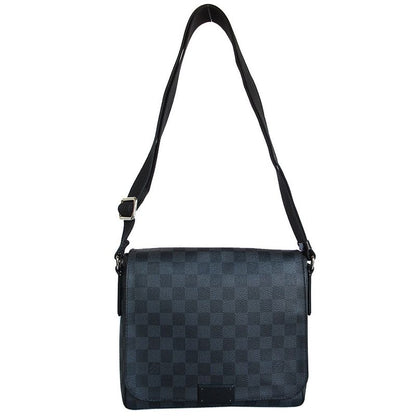Louis Vuitton Crossbody Shoulder Bag Damier Graphite District PM N41260