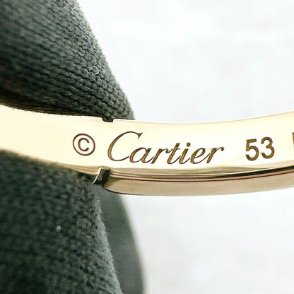 Cartier Maillon Panther Yellow Gold With Diamonds Ring 53 Size 13 Approx U