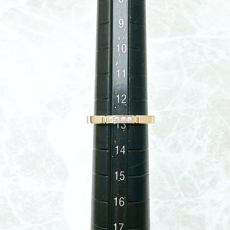 Cartier Maillon Panther Yellow Gold With Diamonds Ring 53 Size 13 Approx U