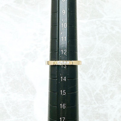 Cartier Maillon Panther Yellow Gold With Diamonds Ring 53 Size 13 Approx U