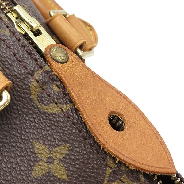 Louis Vuitton Handbag Speedy 35 Monogram Canvas Monogram Gold Hardware Brown