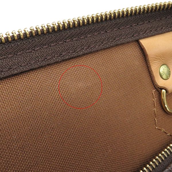 Louis Vuitton Handbag Speedy 35 Monogram Canvas Monogram Gold Hardware Brown