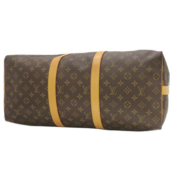 Louis Vuitton Boston Bag Keepall Bandoliere 50 Monogram Canvas Monogram Gold