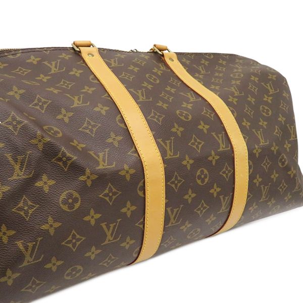Louis Vuitton Boston Bag Keepall Bandoliere 50 Monogram Canvas Monogram Gold