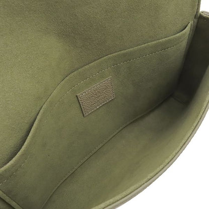 Louis Vuitton Chain Wallet Pochette Felicie Monogram Empreinte Khaki and Cream