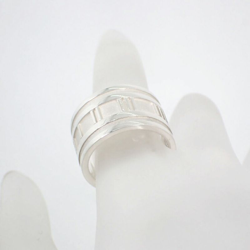 Tiffany & Co 925 Atlas Wide Ring / Size 11.5 / J90-5