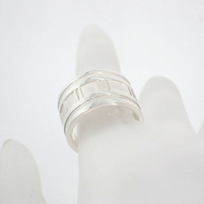 Tiffany & Co 925 Atlas Wide Ring / Size 11.5 / J90-5