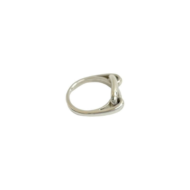 Hermes Chaine D'ancre Ring Silver 925 No 6 Accessories Small