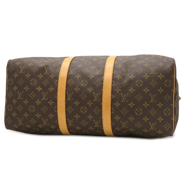 Louis Vuitton Boston Bag Keepall 50 Monogram Canvas Monogram Gold Hardware